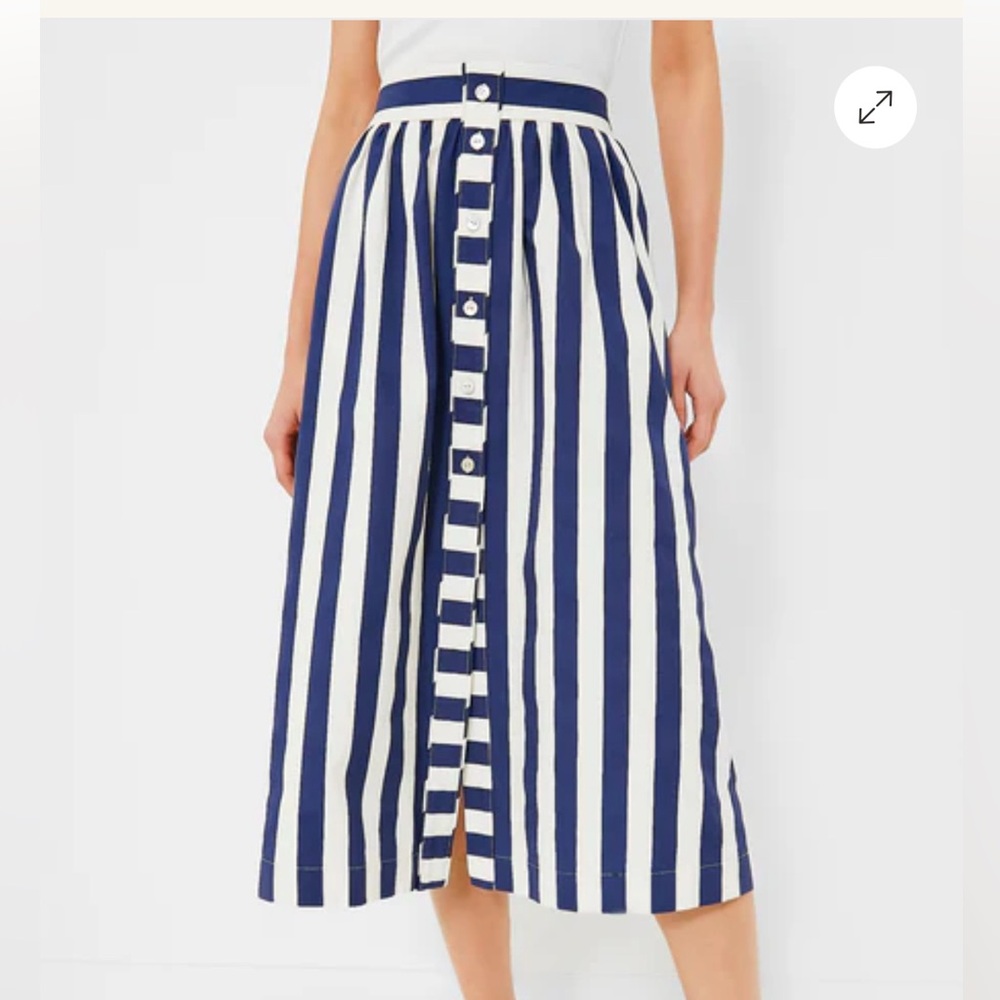 Tuckernuck Awning Stripe Cora Skirt SZ XS